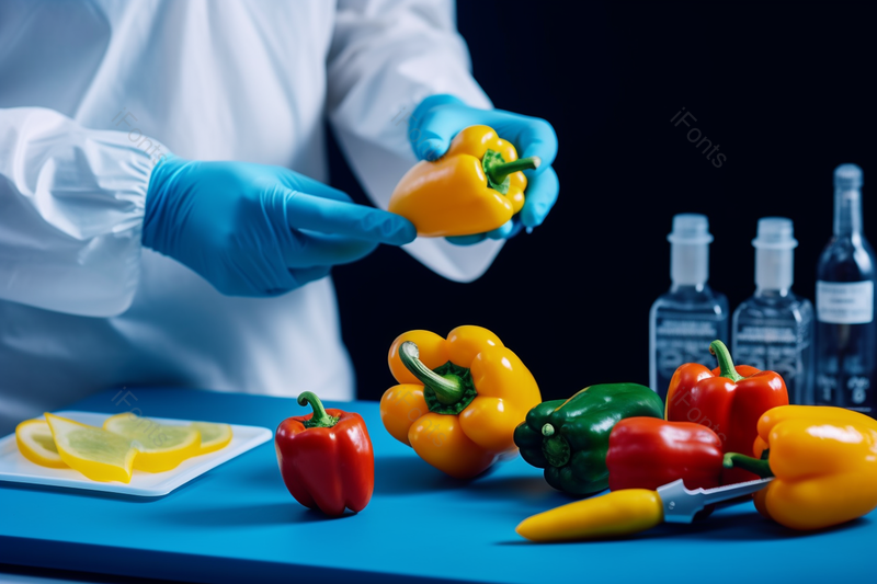 生物技术在实验室工作的食品安全检查员,高清,摄影图,摄影图片,图片大全,摄影图免费下载